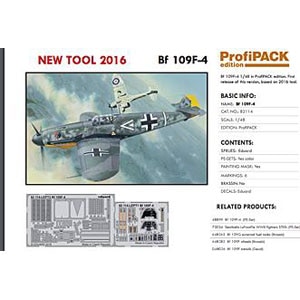 【再生産】1/48　メッサーシュミット Bf 109F-4　プロフィパック【EDU82114】