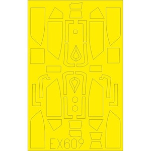 1/48 Bf109G-10 ｢Tフェース｣ 両面塗装マスクシール (エデュアルド用)【EDUEX609】