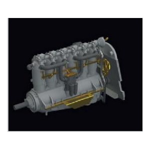 1/72 フォッカーD.VII (OAW) メルセデスD.III エンジン(エデュアルド用)【EDU672223】【在庫処分】