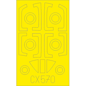 1/72 OA-4M 塗装マスクシール (フジミ/ホビー2000用)【EDUCX570】