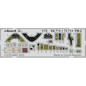 1/72 FM-2 エッチングパーツ (アルマホビー用)【EDU73713】