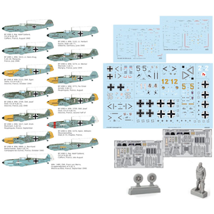 1/72 Bf109E アドラーアングリフ作戦 デュアルコンボ リミテッドエディション【EDU2136】