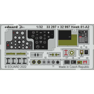1/32 ホーク 81-A2 ズームエッチングパーツ (グレートウォール用)【EDU33297】