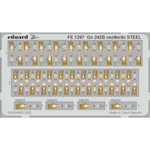 �G�f���A���h�b1/48 Go242B �V�[�g�x���g(�X�e�����X��) (ICM�p)�yEDUFE1287�z�bEDUFE1287 Go242B �������