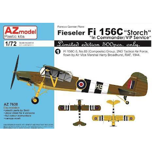 1/72 Fi156C シュトルヒ ｢VIP機｣【AZM7638】