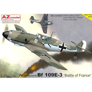 AZ���f���b1/72 Bf109E-3 ��o�g���E�I�u�E�t�����X��yAZM7661�z�b�ް�ް AZM7661 Bf109E-3 ���ٵ����ݽ