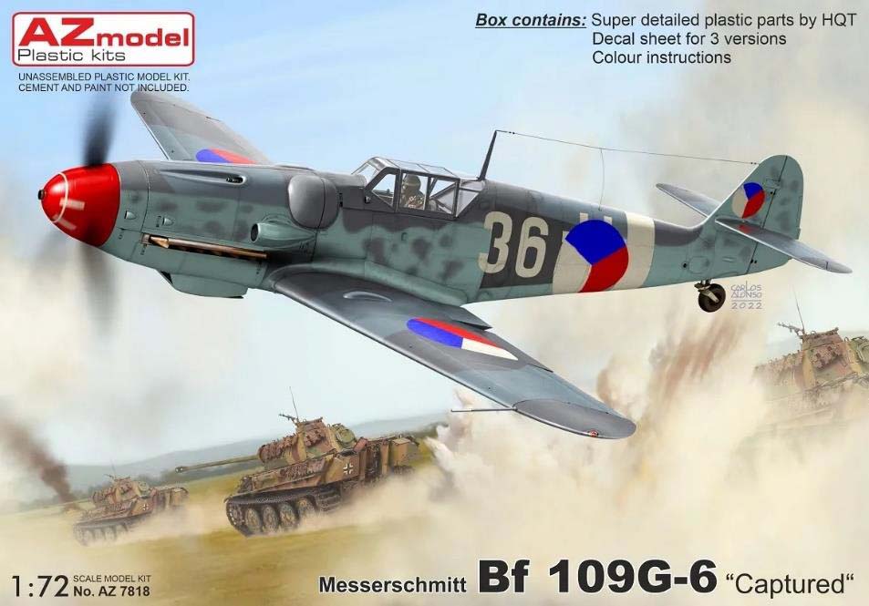1/72 メッサーシュミット Bf109G-6「鹵獲機」 【AZM7818】 | AZ 1/72 メッサーシュミット Bf109G-6「鹵獲機」 【AZM7818】 | AZ
