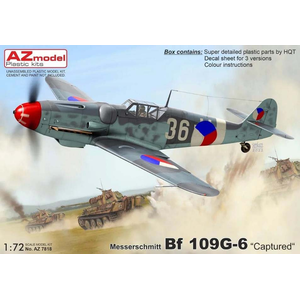 AZ���f���b1/72 ���b�T�[�V���~�b�g Bf109G-6�u�b�l�@�v �yAZM7818�z�bAZM7818 ү����Я� Bf109G-6 ۶��