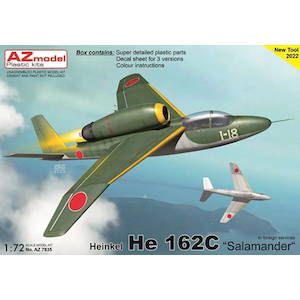 AZ���f���b1/72 �n�C���P�� He162C ��C�O�d�l��yAZM7835�z�bAZM7835 ʲݹ� He162C ���޲�ֳ