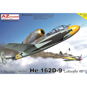 AZ���f���b1/72 He162D-9�u���t�g�o�b�t�F1946�v�yAZM7837�z�bAZM7837 He162D-9 ����ޯ̪1946