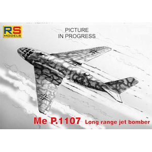 1/72 ドイツ空軍 メッサーシュミット　Me P.1107長距離ジェット爆撃機　KG40 1946【92259】