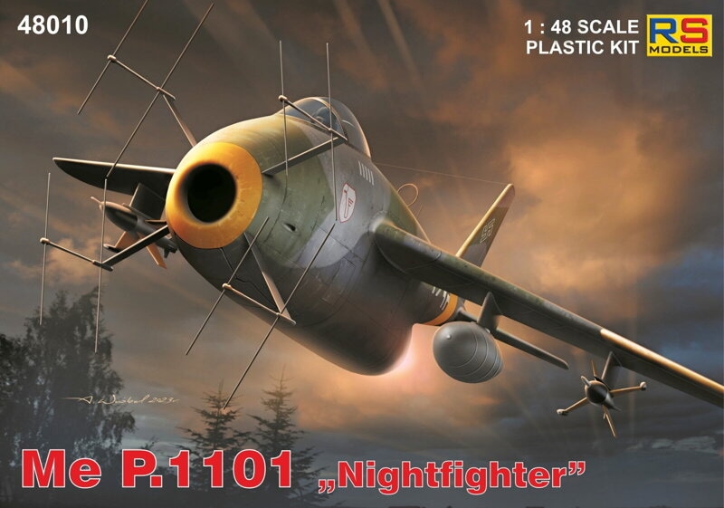 プラモデル　1/48 メッサーシュミットMeP.1101 ナイトファイター [48010] メッサーシュミットMeP.1101「ナイトファイター」 | 株式会社