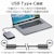 LaCie｜ラシー｜LaCie 外付け HDD 5TB ポータブル Mobile Drive USB3.2 USB Type-C×1 3年保証 Toolkit付属 【 Windows Mac iPad 】対応（ムーン・シルバー）｜STLP5000400