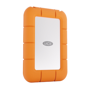 LaCie｜ラシー｜LaCie Rugged mini SSD 外付け 2TB ポータブル USB3.2 USB Type-C×1 読み取り最大2000MB/s 耐衝撃 コンパクト IP54設計 日本語マニュアル 3年保証 【 Windows Mac iPad iPhone 対応 】｜STMF2000400