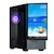 ZALMAN｜ザルマン｜大画面フルHDモニター搭載 ミドルタワーPCケース Z10 DS Black（ブラック）｜Z10DSBLACK