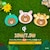 LINE FRIENDS�b10W �}���[�d�Ή� ���C�����X�[�d�p�b�h �W�����O���u���E���i�_�C�m�u���E���j�bKCL-WPT001