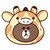 LINE FRIENDS�b10W �}���[�d�Ή� ���C�����X�[�d�p�b�h �W�����O���u���E���iG.�u���E���j�bKCL-WPT003