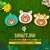 LINE FRIENDS�b10W �}���[�d�Ή� ���C�����X�[�d�p�b�h �W�����O���u���E���iG.�u���E���j�bKCL-WPT003