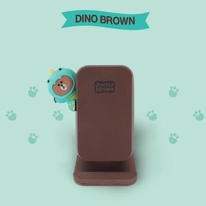LINE FRIENDS�b���C�����X�[�d�X�^���h 5W/7.5W/10W �W�����O���u���E���i�_�C�m�u���E���j�bKCL-SPT001_JP