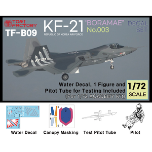 �g���t�@�N�g���[�b1/72 ���p �؍���R KF-21�{���� �X�e���X�퓬�@ �u003�v �f�J�[���Z�b�g �v���v���[�u�t(�A�J�f�~�[�p)�yTF-B09�z�bMS TF-B09 KF-21���� 003 �޶�پ��