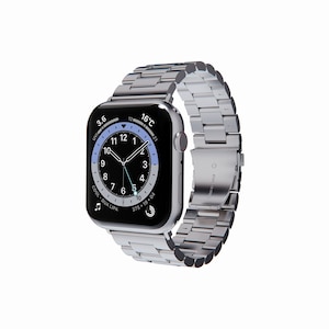 miak�bApple Watch 45mm(Series7)/44mm(SE/6/5/4)/42mm(3/2/1)�p METAL BAND�i�V���o�[�j�bSFBMA-W4244SL