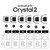 AZLA�b�C���[�s�[�X�Z�b�g�iM/ML/L�T�C�Y�e1�y�A�j�sSednaEarfit Crystal 2 Standard�t�bAZL-CRYSTAL2-STSETL
