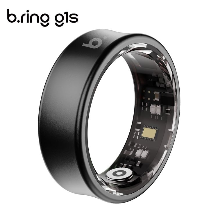 b.ring G1S �X�}�[�g�����O �X�e�����X Size 7 BS076SBKRNG2 [�u���b�N]