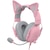 Razer�b���C�U�[�b�y�������K�i�z�Q�[�~���O�w�b�h�Z�b�g�A�N�Z�T�� Kitty Ears V2 �i�N���b�v���l�R�~�~ Quartz Pink�j�bRC21-02230200-R3M1