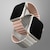 UNIQ�bApple Watch 42/44/45mm�p REVERSIBLE MAGNETIC STRAP�iBLUSH PINK/BEIGE�j�bUNIQ-45MM-REVPNKBEG