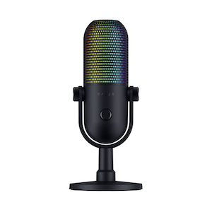 Razer�b���C�U�[�b�y�������K�i�z�Q�[�~���O�}�C�N Seiren V3 Chroma (�^�b�v�g�D�~���[�g�@�\���� RGB USB)�bRZ19-05060100-R3M1