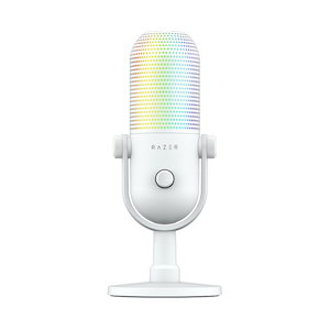 Razer�b���C�U�[�b�y�������K�i�z �Q�[�~���O�}�C�N�@Seiren V3 Chroma 32-BIT DSP RGB USB Microphone - White Edition - (USB 32 �r�b�gDSP���� �z���C�g�j�bRZ19-05990200-R3M1