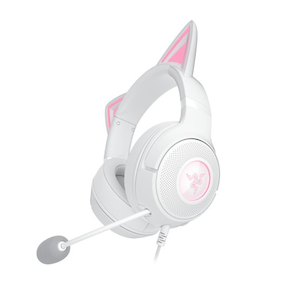 Razer�b���C�U�[�b�y�������K�i�z�Q�[�~���O�w�b�h�Z�b�gKraken Kitty V2 (�L�� RGB�Ή� �l�R�~�~  White)�bRZ04-04730600-R3M1