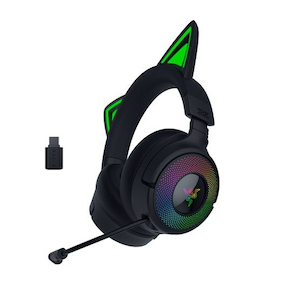 Razer�b���C�U�[�b�y�������K�i�z�Q�[�~���O�w�b�h�Z�b�g Kraken Kitty V3 Pro (���C�����X RGB �l�R�~�~�w�b�h�Z�b�g)�bRZ04-05170300-R3M1