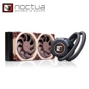 Noctua�b�m�N�`���A�b��̌^����CPU�N�[���[ �uNL-LC1�v�V���[�Y 240mm�t�@���i�u���E���j�bNL-LC1-24