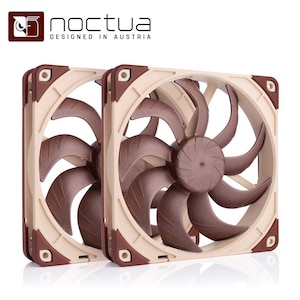 Noctua�b�m�N�`���A�bPC�P�[�X�t�@���~2�Z�b�g [140mm /1500RPM] �X�N�G�A�t���[�� �i�u���E���j�bNF-A14X25G2PWMSX2-PP
