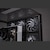 Noctua�b�m�N�`���A�b������ chromax.black 120mm PWM �P�[�X�t�@�� 2��Z�b�g���f���i�u���b�N�j�bNFA12X25G2PWMSX2PPCB