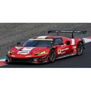 1/43 UNI-ROBO BLUEGRASS FERRARI No.6 Team LeMans GT300 SUPER GT 2024【LSRC184】