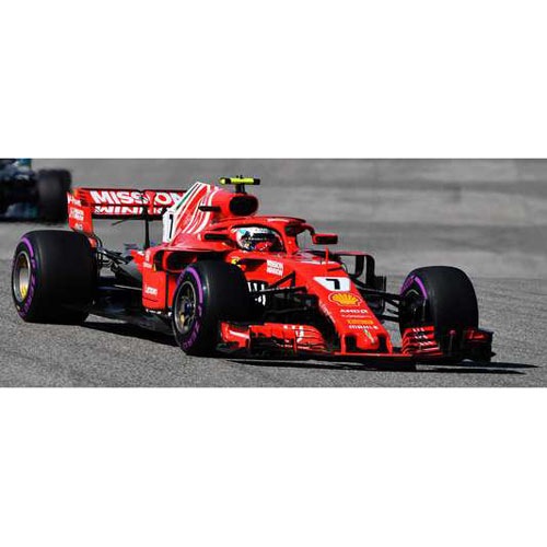 Amazon | ブラーゴ 1/18 フェラーリ F1 SF71H キミ・ライコネン Bburago 1/18 2018 FERRARI  FORMULA 1 F1 SF71H #7 Kimi Raikkonen レース スポーツカー ダイキャストカー Diecast Model ミニカー  | ミニカー・ダイキャストカー | ホビー