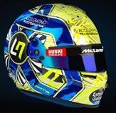 スパーク1/5 ヘルメットLando Norris 2019（モデル 車 5HSP110