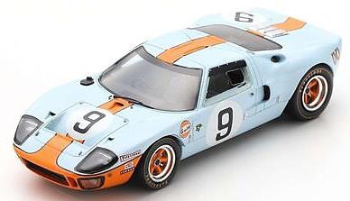 1/18 Ford GT 40 No.9 Winner 24H Le Mans 1968【18LM68
