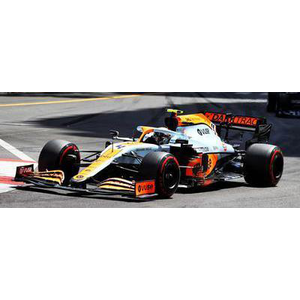 1/18 McLaren MCL35M No.4 McLaren 3rd Monaco GP 2021 With No.3 Board【18S597】