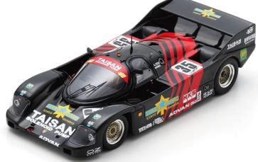 エブロ　TAISAN STAR CARD ポルシェ962 GT 1994 黒 Amazon | スパーク 1/43 タイサン スターカード ポルシェ 962C