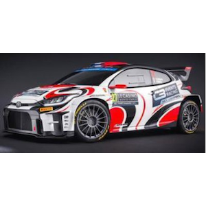 1/43 TOYOTA GR Yaris Rally 2 No.27 Burton Racing 6th RC2 Rally Monte Carlo 2024【S6862】