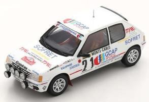1/43 Peugeot 205 GTI No.21 3rd Rally Monte Carlo 1988【S9453