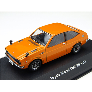 1/43 トヨタ スターレット 1200SR 1973 オレンジ【KBI052】