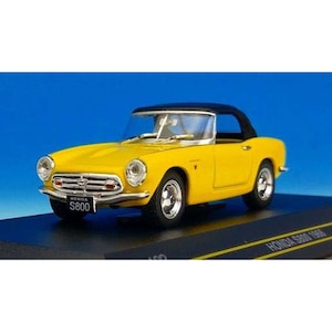 1/43 ホンダ S800 1966 クローズドルーフ イエロー【F43-102】