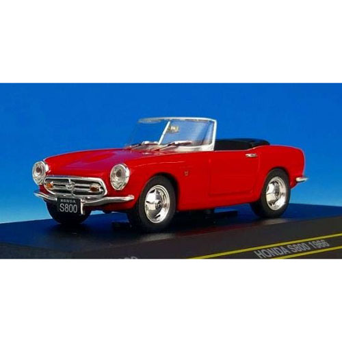 1/43 ホンダS800 オープンモデル　美品 1/43 ホンダ S800 1966 オープンルーフ レッド【F43-103