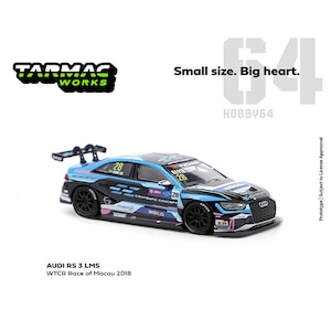 1/64 Audi RS 3 LMS WTCR Race of Macau 2018【T64-013-18WTCR28】