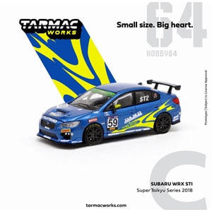 1/64 Subaru WRX STI　Super Taikyu Series 2018【T64-016-18ST59】