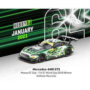 1/64 Mercedes-AMG GT3 Macau GT Cup - FIA GT World Cup 2019 Winner【T64-008-19MGP999】【在庫処分】